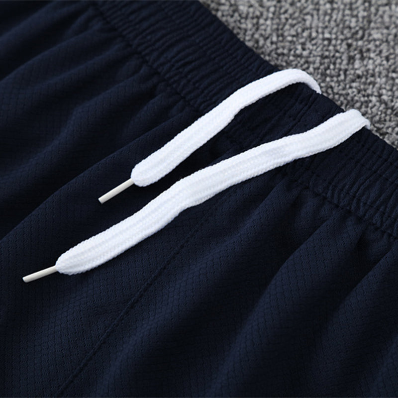 BAR purple training shorts drawcord detail