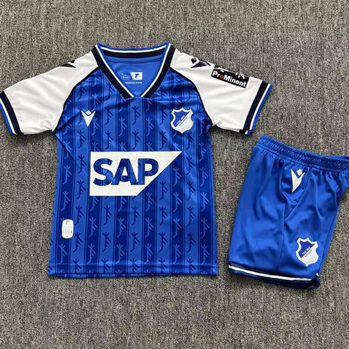 25/26 Hoffenheim home kids jersey set front detail