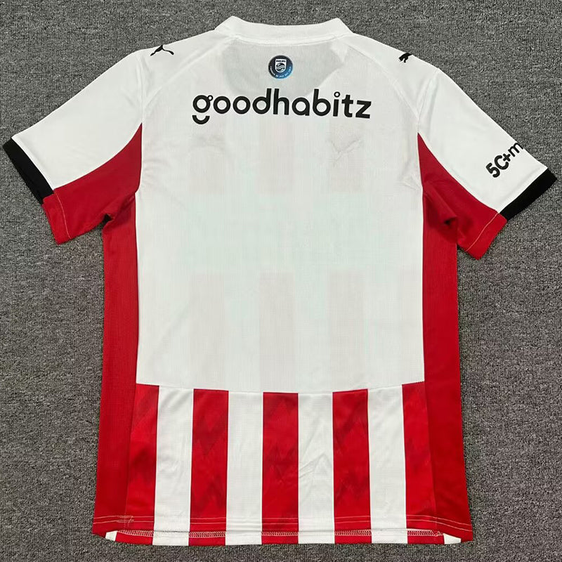 25/26 PSV home fan jersey back view