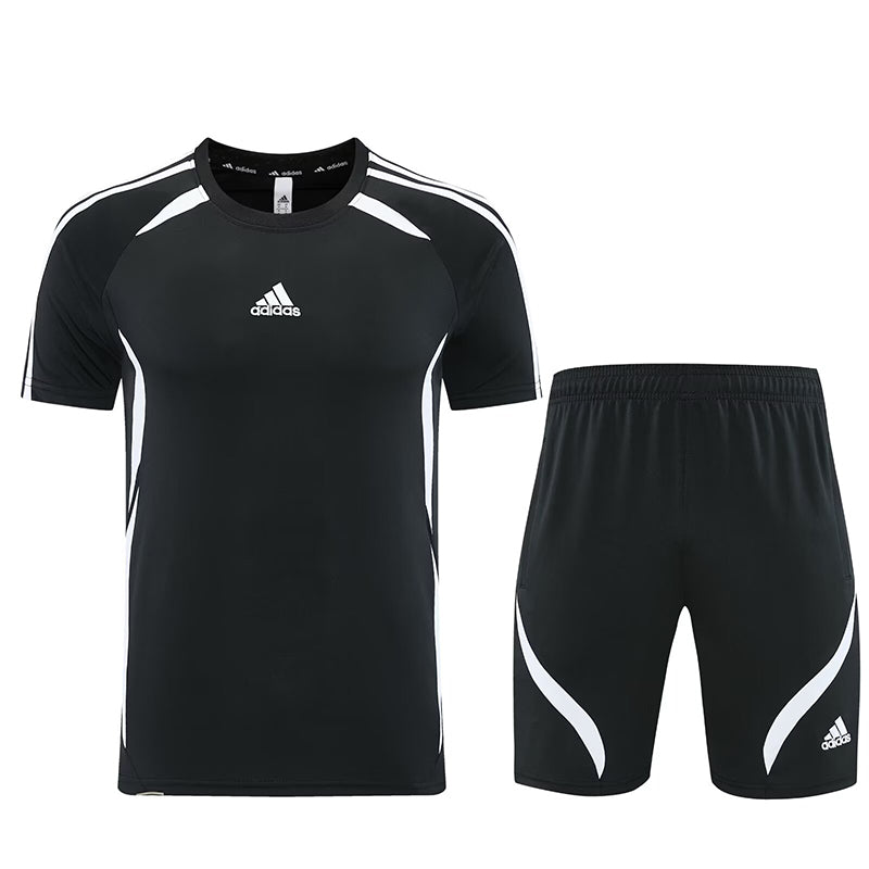 26/27 AD Black Training Shirt Suit#AD16