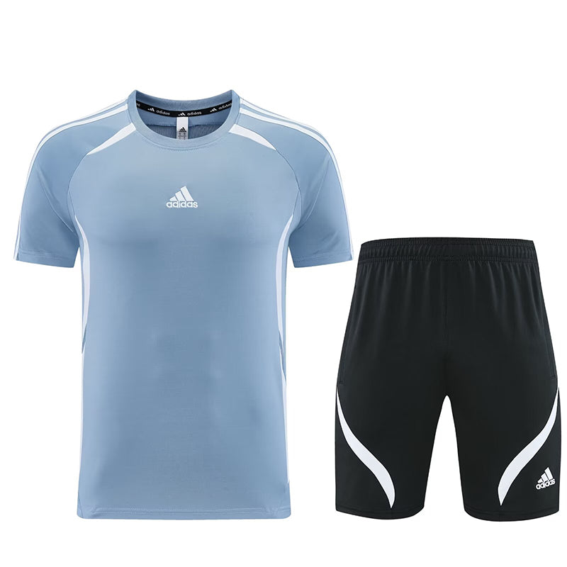 26/27 AD Blue Grey Training Shirt Suit#AD16