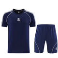 26/27 AD Clover Royal Blue Training Shirt Suit #AD15