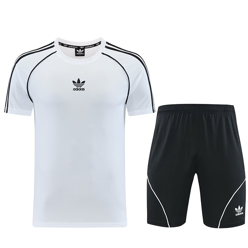26/27 AD Clover White Training Shirt Suit #AD15