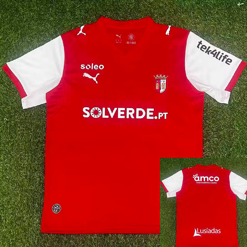 26/27 Braga Home Fans Soccer Jersey