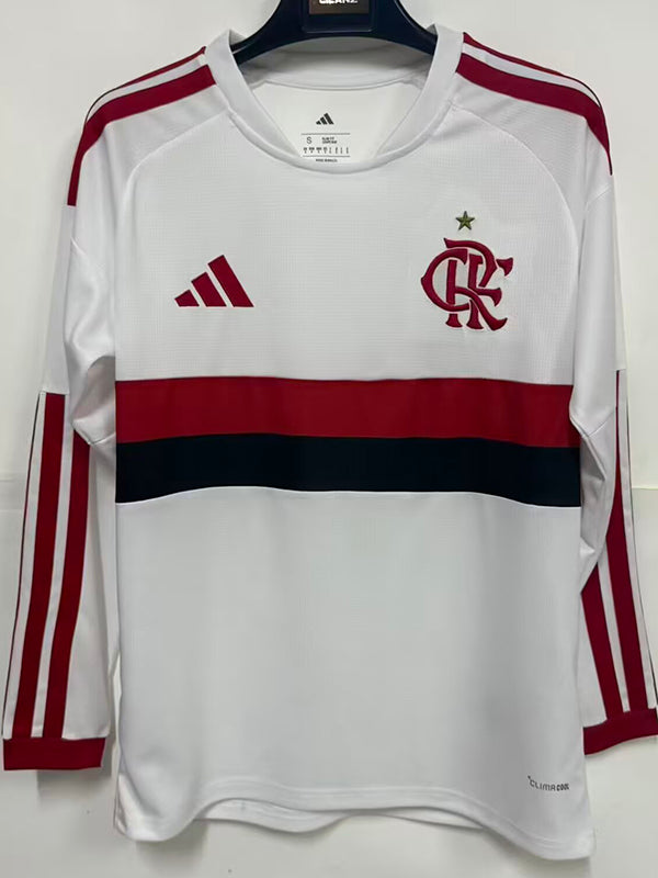 26/27 Flamengo Away Long Sleeve Fans Soccer Jersey