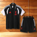 26/27 LIV Black Half Pull Training Shirt Suit