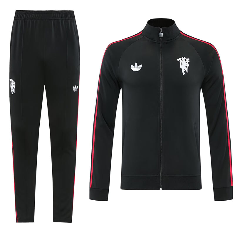 26/27 Man Utd Black Jacket Tracksuit #05