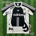 26/27 RMA Clover Special Edition Black White Fans Soccer Jersey