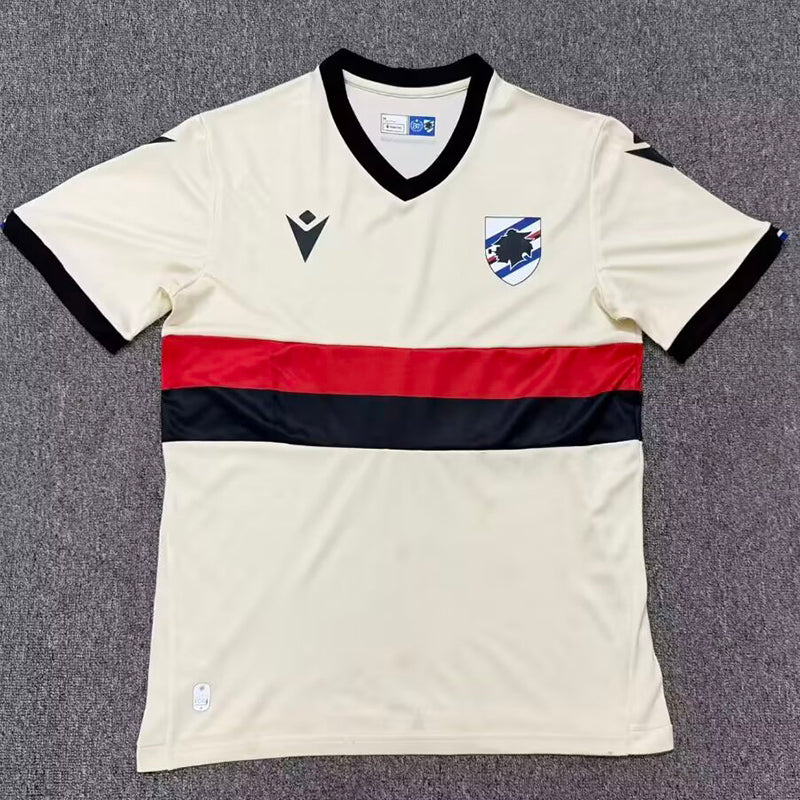 26/27 Sampdoria Special Edition Beige Fans Soccer Jersey