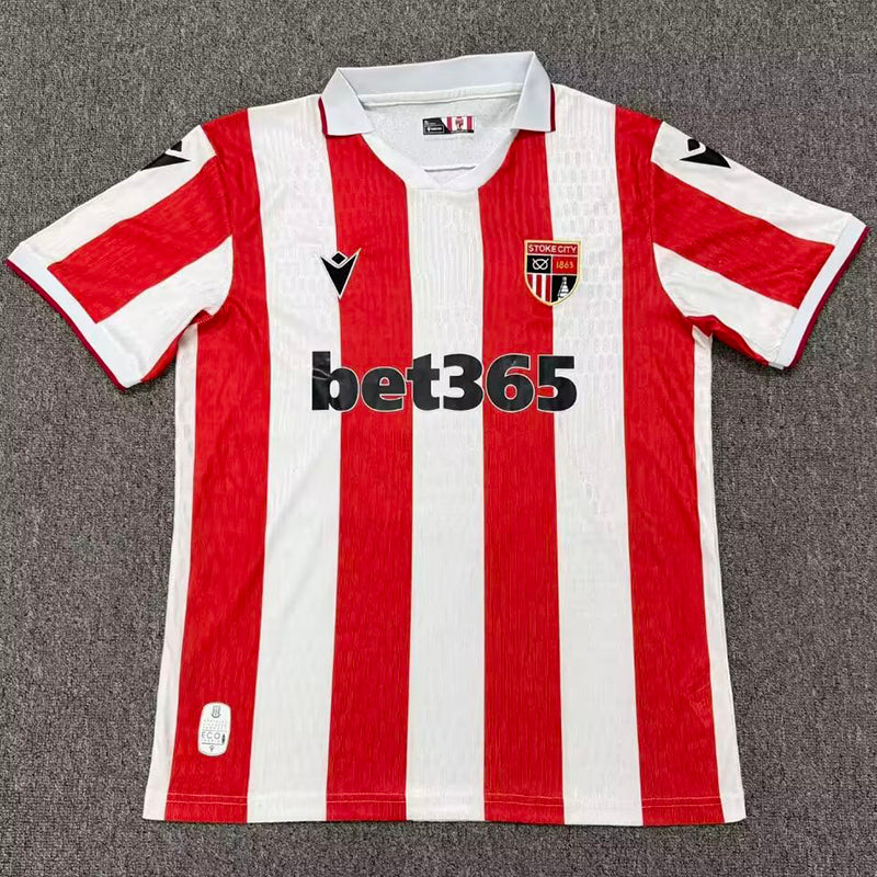 26/27 Stoke City Home Fans Soccer Jersey