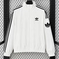 AD white retro windbreaker