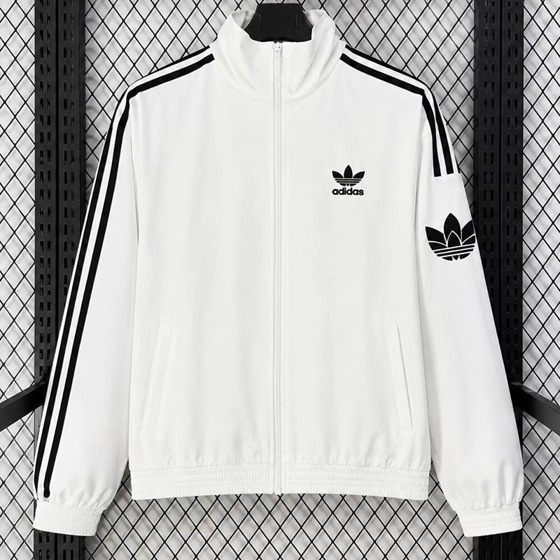 AD white retro windbreaker