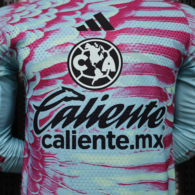 26/27 Club America Goalkeeper Long Sleeve Player Version Soccer Jersey