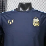 26/27 Argentina Leisure Retro Edition Royal Blue Player Version Soccer Jersey