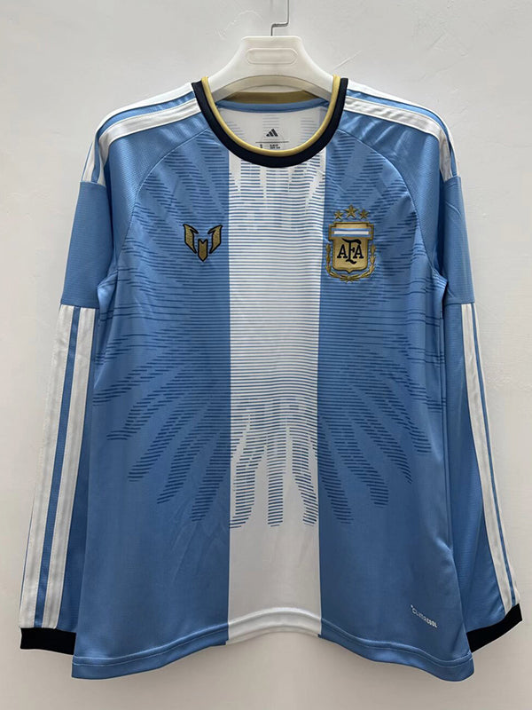 Argentina 26/27 special edition light blue long sleeve football jersey