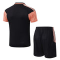 26/27 ARS Black Half Pull Player Version Training Shirt Suit