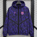 BAR purple hooded windbreaker