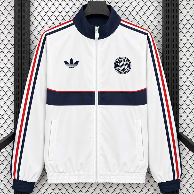Bayern white leisure windbreaker