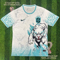 26/27 Brazi Leopard Head Edition White Blue Fans Soccer Jersey