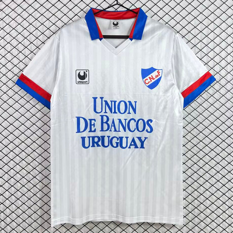 1989 Club Nacional Home Retro Soccer Jersey