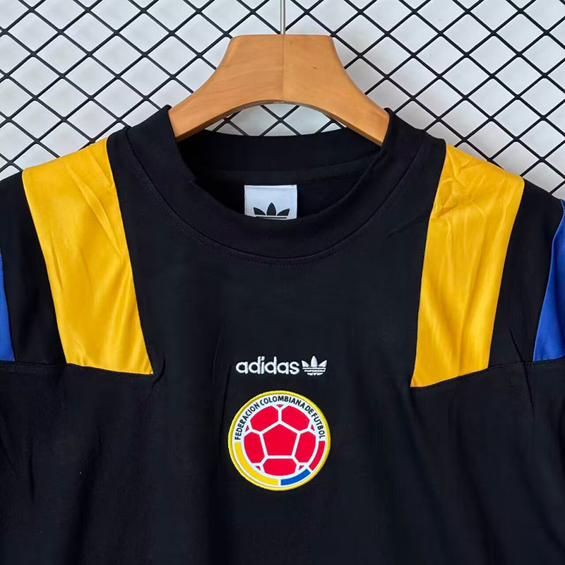 Colombia royal blue retro jersey image 3