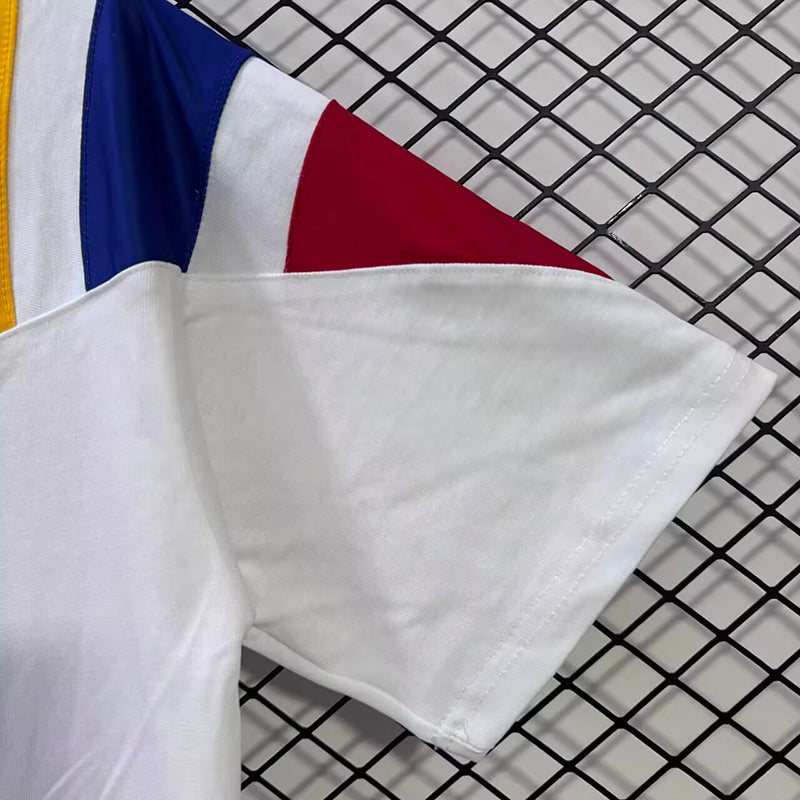 Colombia white retro jersey image 4
