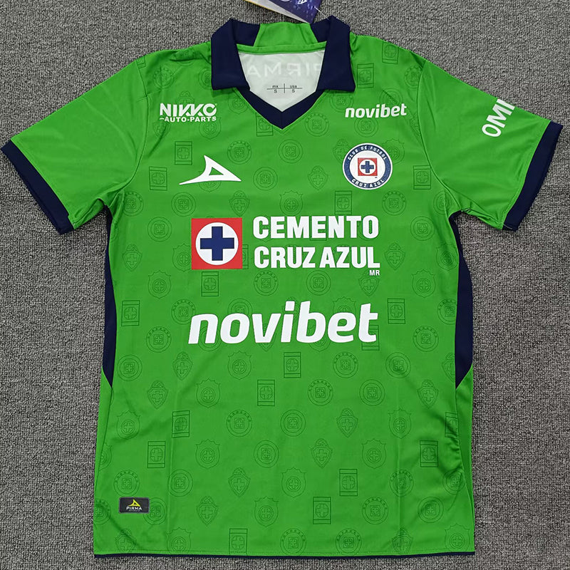 26/27 Cruz Azul Goalkeeper Green Fans Soccer Jersey