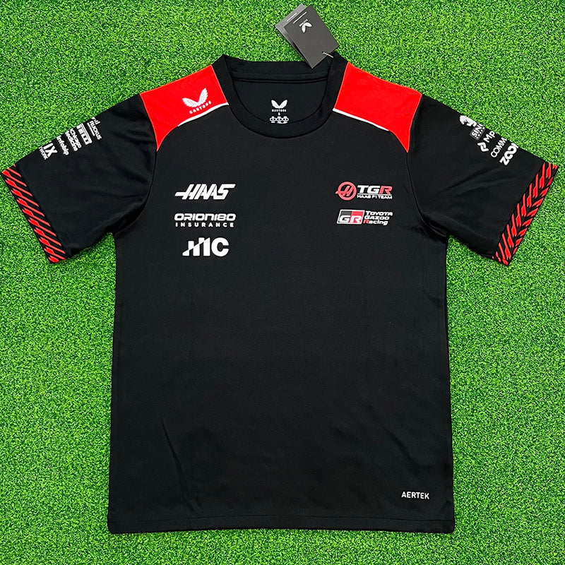 2026 Ferrari Red Blue Round Neck Racing T-Shirt