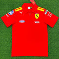 2026 Ferrari Red Half Pull Racing Suit