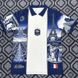 26/27 France Purple Paris Polo Shirt