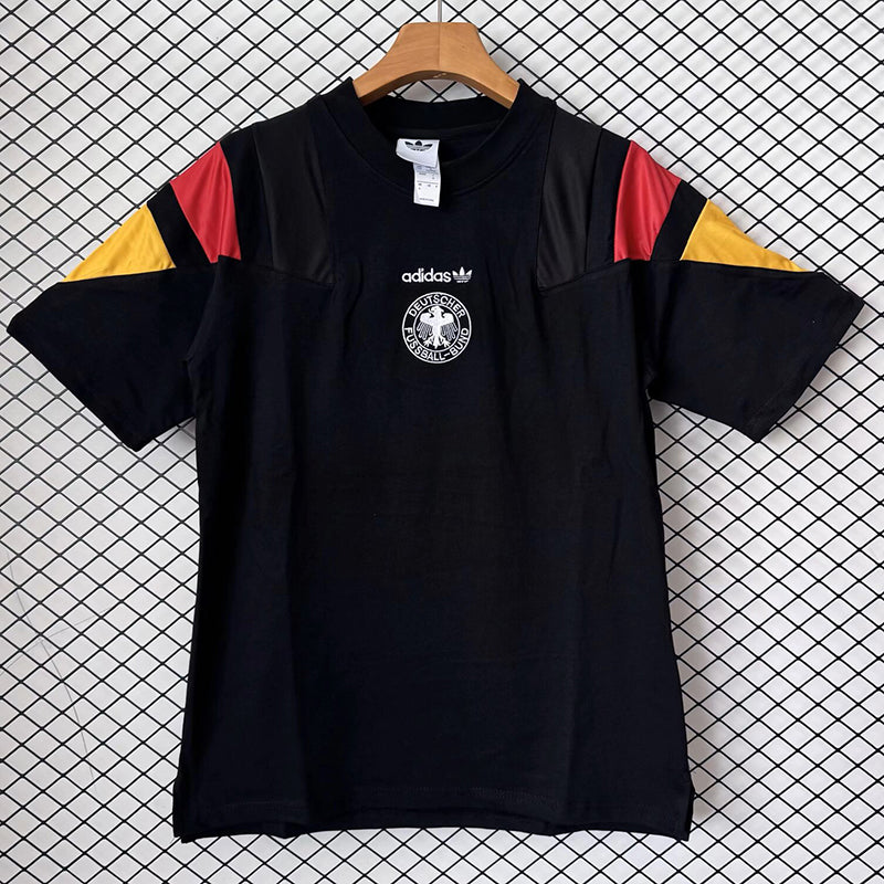 Germany black all-cotton retro jersey image 1
