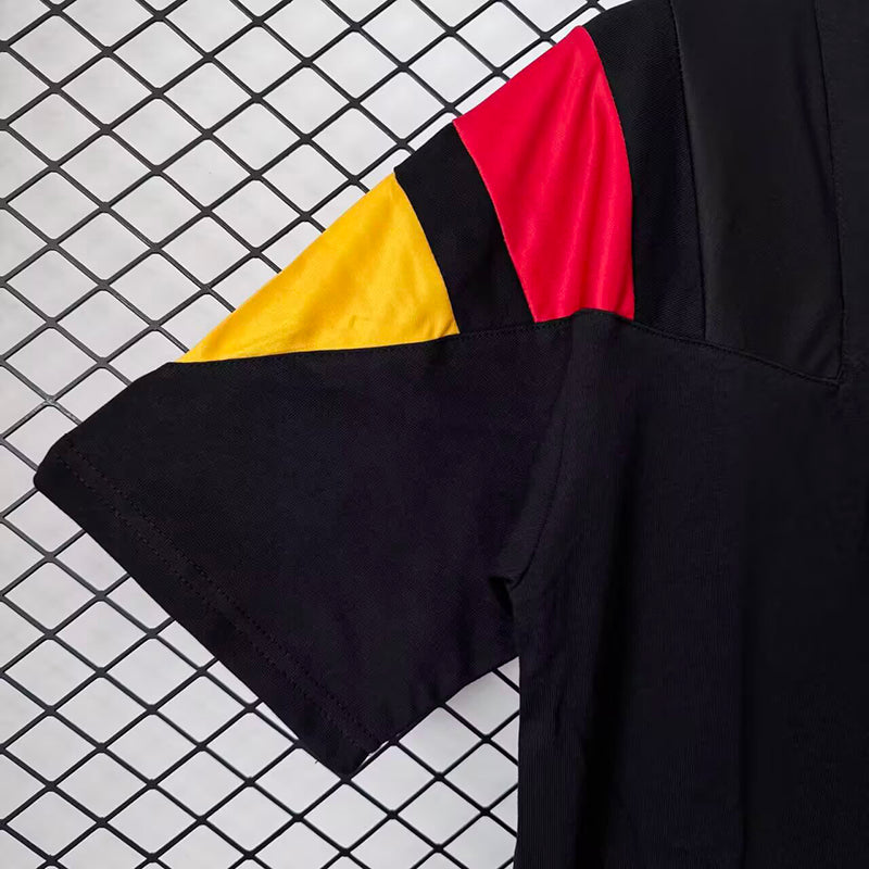 Germany black all-cotton retro jersey image 5