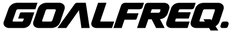 GOALFREQ black wordmark for light Shopify header
