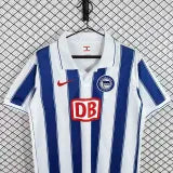 2009/2010 Hertha BSC home retro jersey view 3