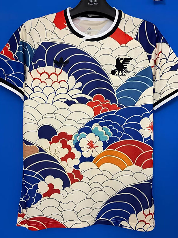 Japan camouflage football shirt front