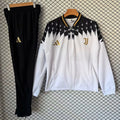 JUV white retro windbreaker tracksuit