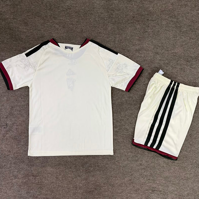 26/27 Man Utd Third Kids Soccer Jersey — back and shorts