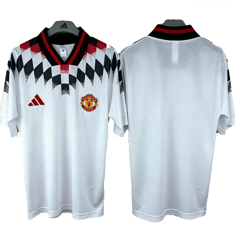 26/27 Man Utd White Casual Version Retro Soccer Jersey