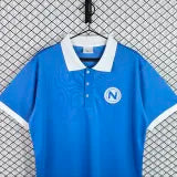 1965/1966 Napoli home retro soccer jersey view 3