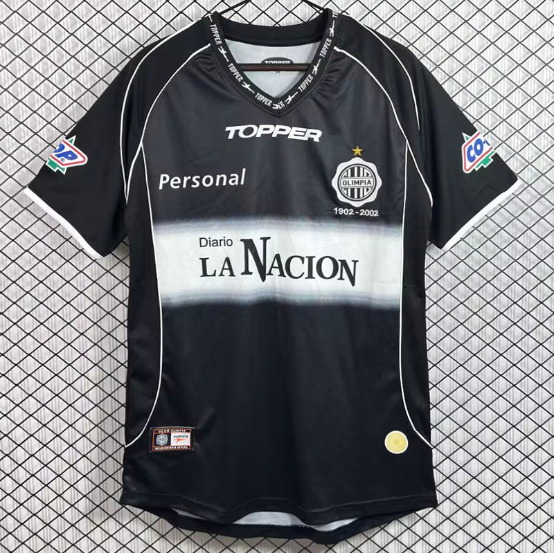 2002 Club Olimpia Away Retro Soccer Jersey