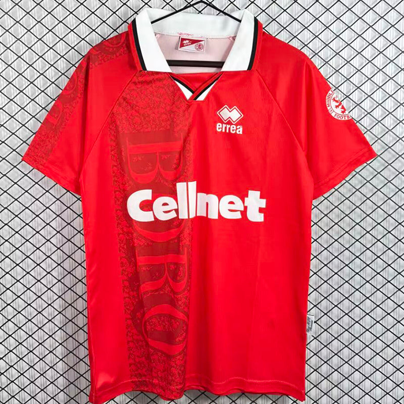 1996/1997 Middlesbrough Home Retro Soccer Jersey