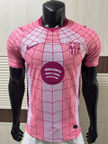 26/27 BAR Pink Spider-Man Edition Player Version Soccer Jersey