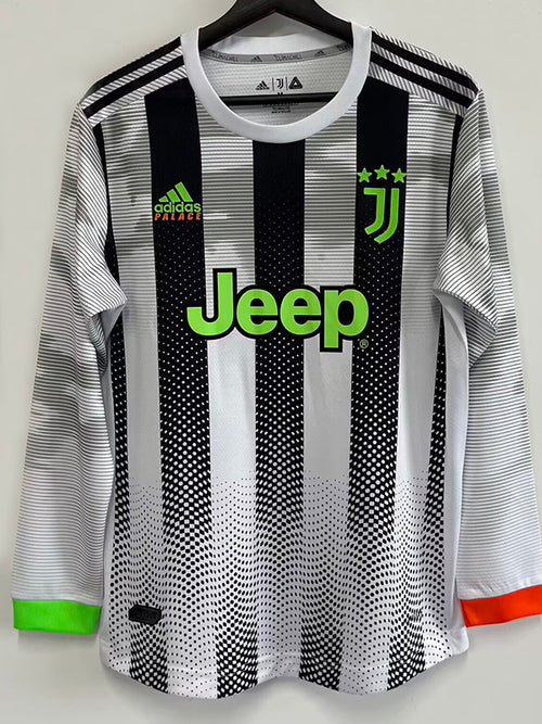 2019/2020 JUV Co Branded Version Long Sleeve Retro Soccer Jersey