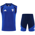 26/27 Man Utd Blue Tank Top and Shorts Suit