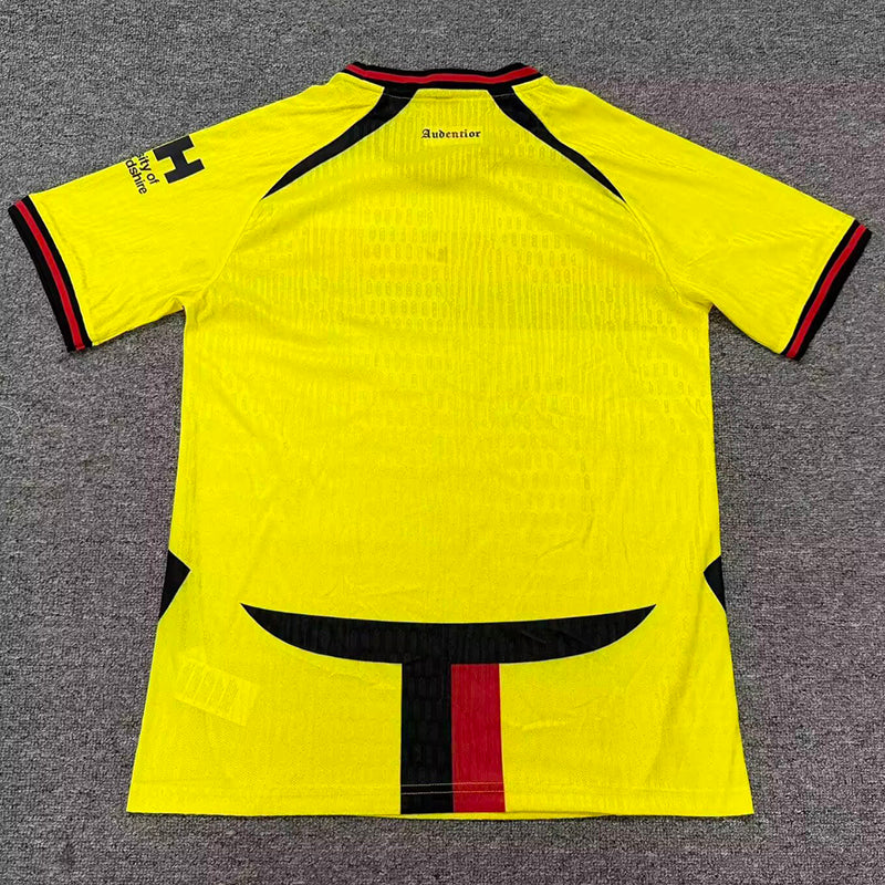 26/27 Watford Home Fans Soccer Jersey
