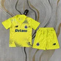 26/27 Porto goalkeeper Yellow Kids Soccer Jersey
