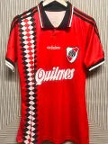1994 River Plate red retro soccer jersey view 1