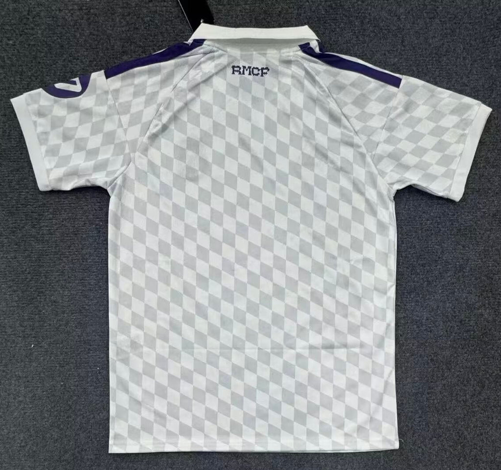 27/28 Real Madrid home fan jersey back view