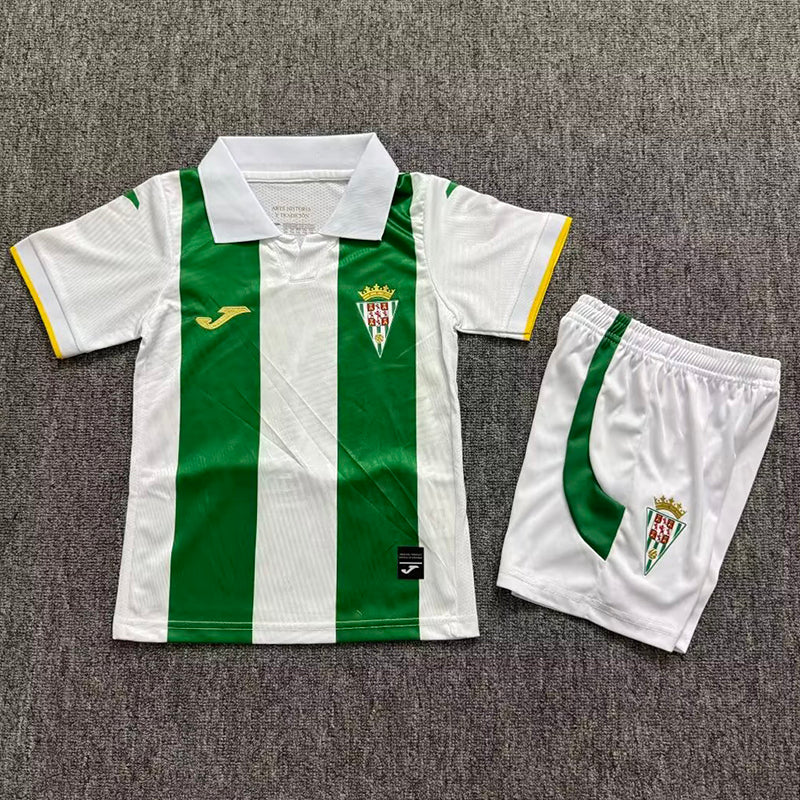 26/27 Córdoba Home Kids Soccer Jersey