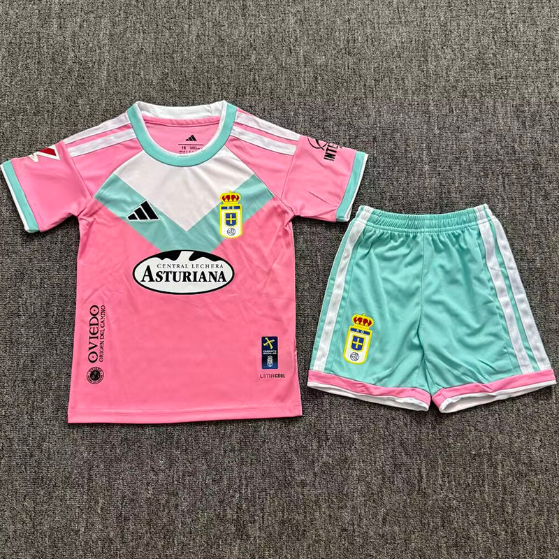 26/27 Real Oviedo Third Kids Soccer Jersey (Badge)